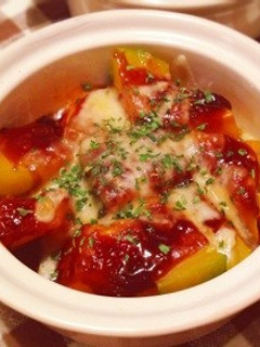 かぼちゃの味噌チーズ焼き-レシピのメイン写真