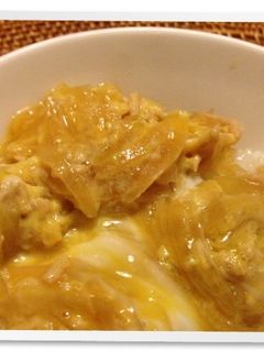 鶏挽肉で親子丼!-レシピのメイン写真