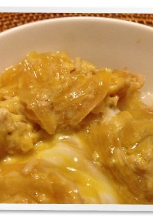 鶏挽肉で親子丼！-レシピのメイン写真