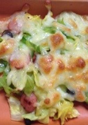 糖質制限♪簡単♪キャベツのチーズ焼き♪-レシピのメイン写真