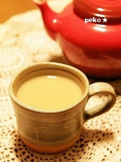 ホットでホッと一息♪あま~い練乳ティー☆-レシピのメイン写真