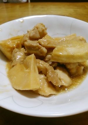鶏肉とたけのこのみそ煮-レシピのメイン写真