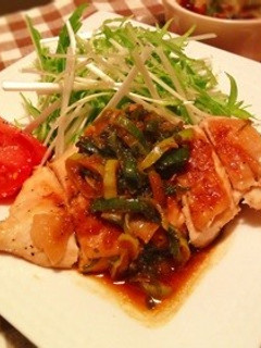 ジューシーチキンの香味ネギソースがけ-レシピのメイン写真