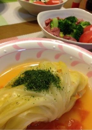 春キャベツdeロールキャベツ-レシピのメイン写真