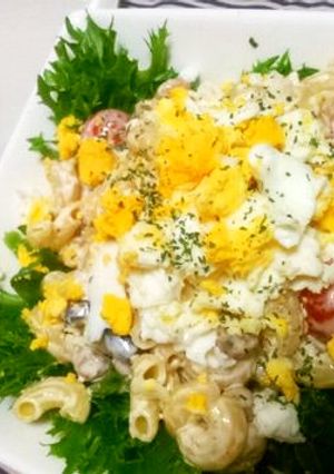 ミックスビーンズの、ミモザサラダ-レシピのメイン写真