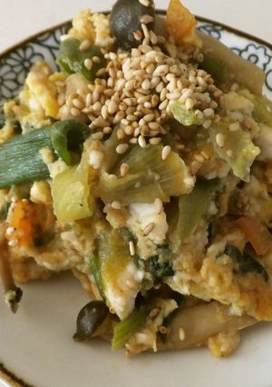 身体に優しい✿豆腐と野菜の卵とじ-レシピのメイン写真