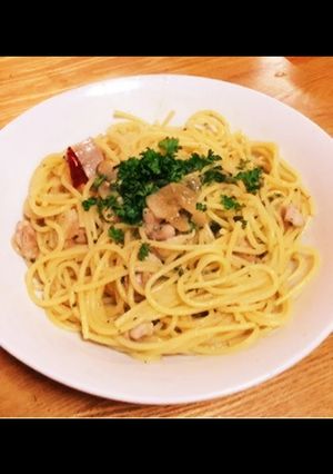 鶏肉のオリーブオイルパスタ-レシピのメイン写真