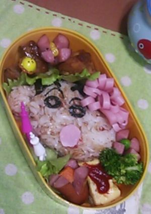 簡単☆あるものでキャラ弁-レシピのメイン写真