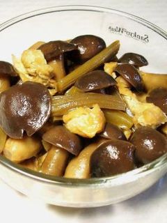 丹波しめじと山くらげの炒め煮-レシピのメイン写真