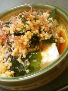 絶対美味しい!!たぬき冷奴-レシピのメイン写真