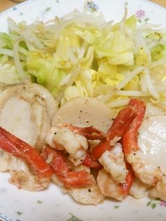 海老とホタテのバターソテー-レシピのメイン写真