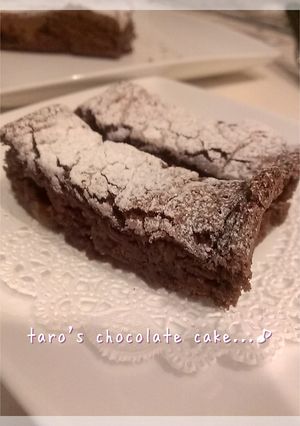 ノンフラワー☆里芋チョコレートケーキ-レシピのメイン写真