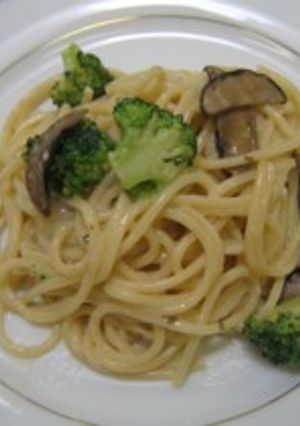大粒しめじのチーズ・クリームパスタ-レシピのメイン写真