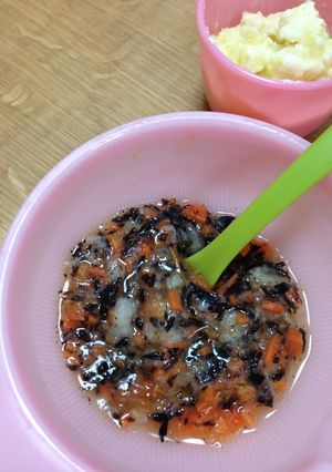 離乳食中期☆ひじきと野菜のじゃがとろ煮-レシピのメイン写真