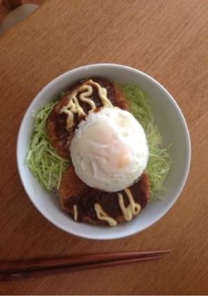 ランチに！コロッケ丼-レシピのメイン写真