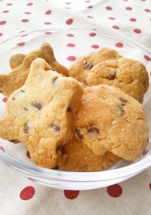 強力粉で簡単☆すりゴマとチョコクッキー-レシピのメイン写真