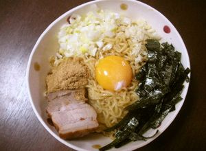 汁なしチャルメラ 普通に食べるより旨い!-レシピのメイン写真