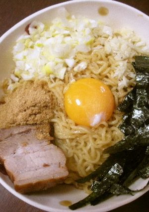 汁なしチャルメラ 普通に食べるより旨い!-レシピのメイン写真