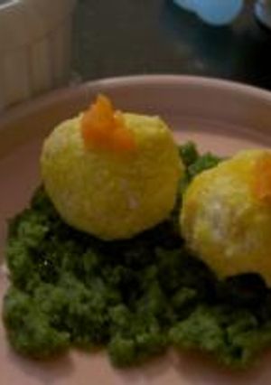 豆腐とかぼちゃの茶巾-レシピのメイン写真