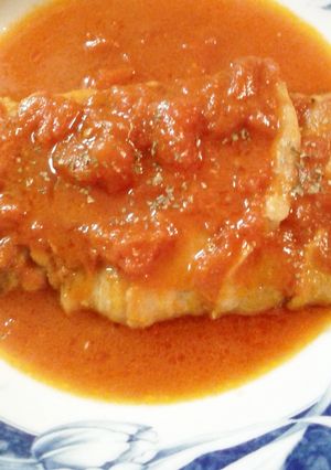 豚ばらパタンと重ねてトマト煮込み-レシピのメイン写真