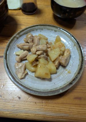 鶏肉とじゃがいものガリバタマヨ醤油焼き-レシピのメイン写真