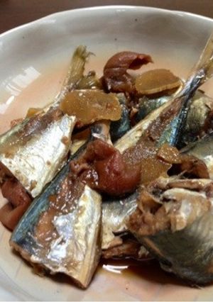 炊飯器であじの梅干し煮-レシピのメイン写真