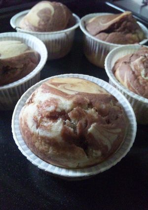 マーブルカップケーキ-レシピのメイン写真