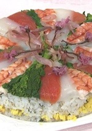 みんな大好き！お寿司ケーキ-レシピのメイン写真