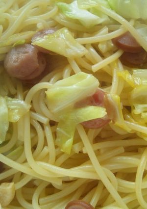キャベツとウインナーの和風パスタ-レシピのメイン写真