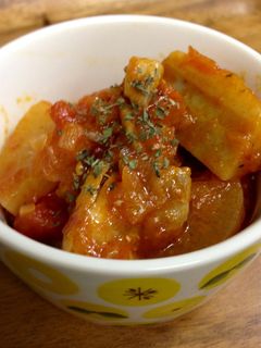 鶏モモと根菜★トマト煮込み-レシピのメイン写真