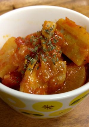 鶏モモと根菜★トマト煮込み-レシピのメイン写真