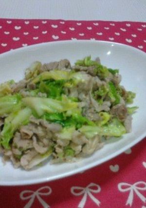 豚肉とキャベツの粒マスタード炒め☆-レシピのメイン写真