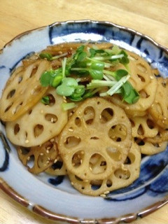 子供も大好き!れんこんのきんぴら-レシピのメイン写真