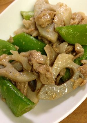 豚肉とシャキシャキ野菜★ゴマ味噌炒め-レシピのメイン写真
