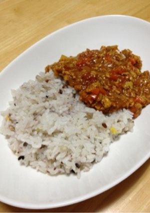ヘルシー！！豆腐のトマトキーマカレー☆-レシピのメイン写真
