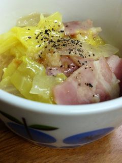 ベーコンと春キャベツ★洋風煮-レシピのメイン写真