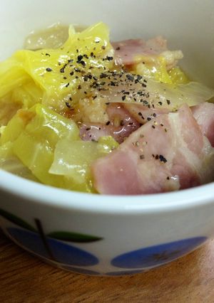 ベーコンと春キャベツ★洋風煮-レシピのメイン写真