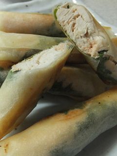 ささみ明太子の焼き春巻き-レシピのメイン写真