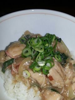 焼鳥塩あんかけ丼-レシピのメイン写真