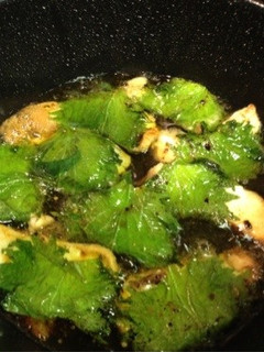 鶏胸肉と青じそのアヒージョ-レシピのメイン写真