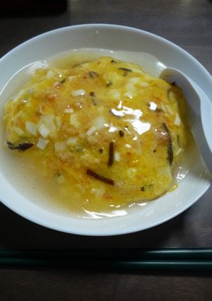 かに缶で作る♪簡単♪塩味天津飯-レシピのメイン写真