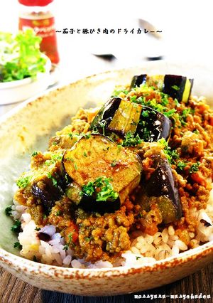 ■簡単♪茄子と豚ひき肉のドライカレー■-レシピのメイン写真