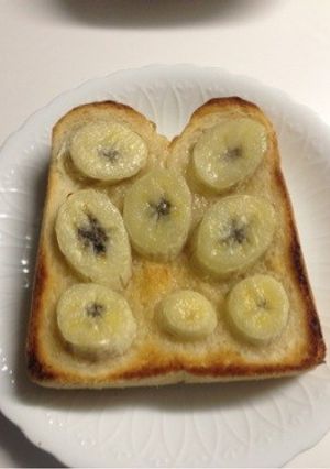 バナナハニートースト-レシピのメイン写真