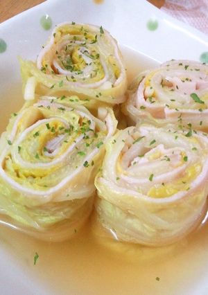 ハムのロール白菜-レシピのメイン写真
