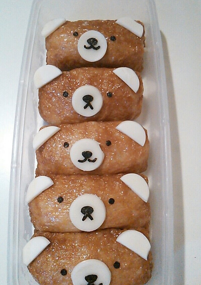 簡単！クマのお稲荷さん-レシピのメイン写真