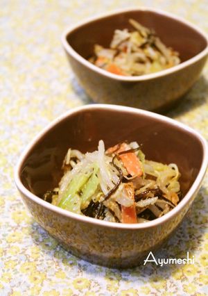 カット野菜と佃煮昆布で☆和え物-レシピのメイン写真