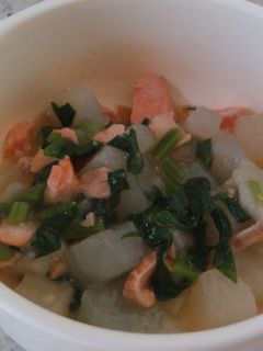 一歳離乳食 大根と鮭のコトコト煮-レシピのメイン写真