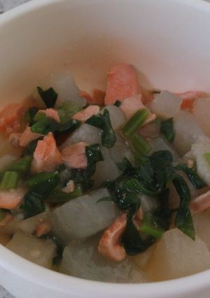 一歳離乳食 大根と鮭のコトコト煮-レシピのメイン写真