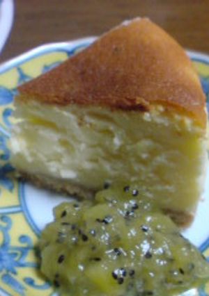 ホワイトチョコ入り濃厚チーズケーキ-レシピのメイン写真