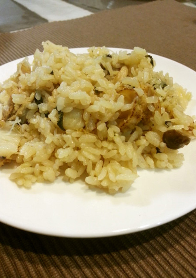 ホタテの簡単炊飯器ピラフ♪-レシピのメイン写真